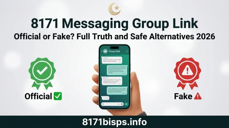 8171 WhatsApp Group Link –Official or Fake? Full Truth & Safe Alternatives (2026)