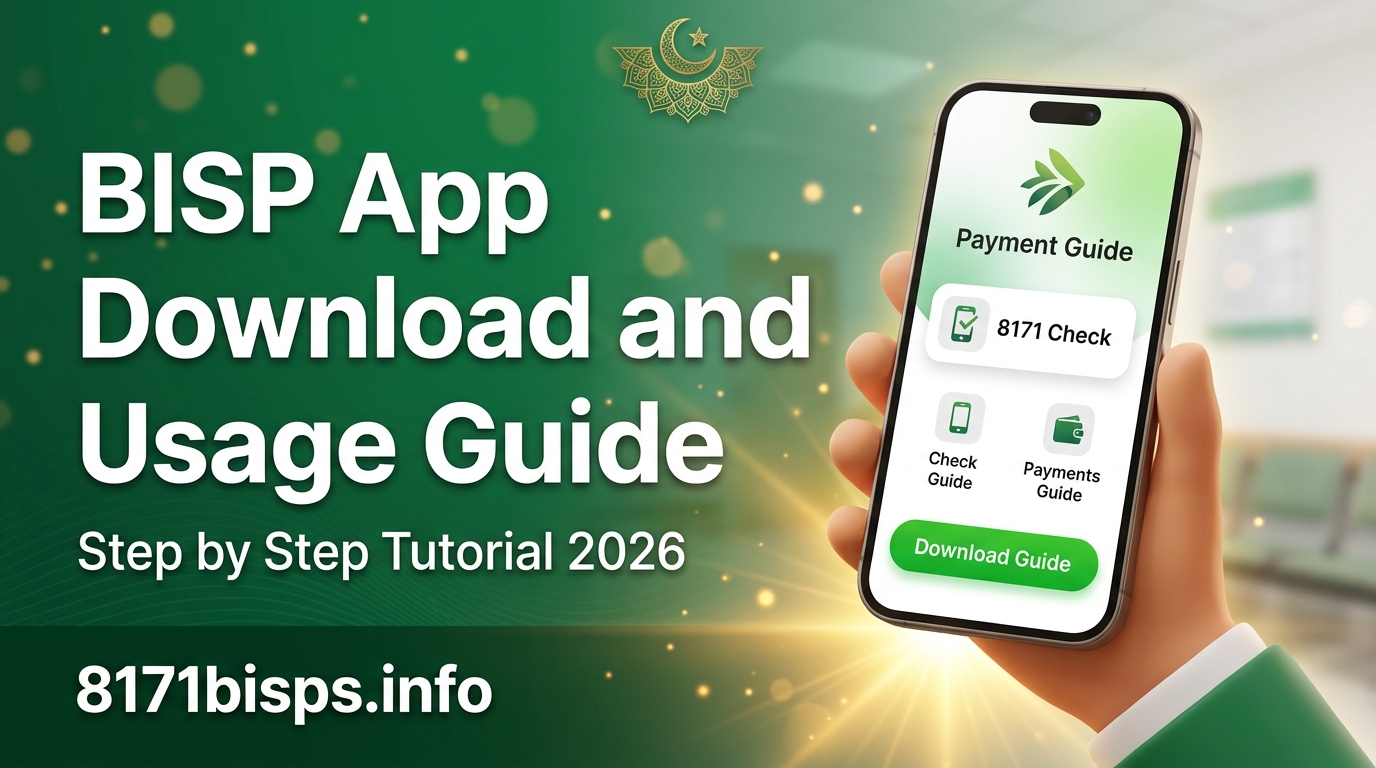 BISP App Download and Usage Guide