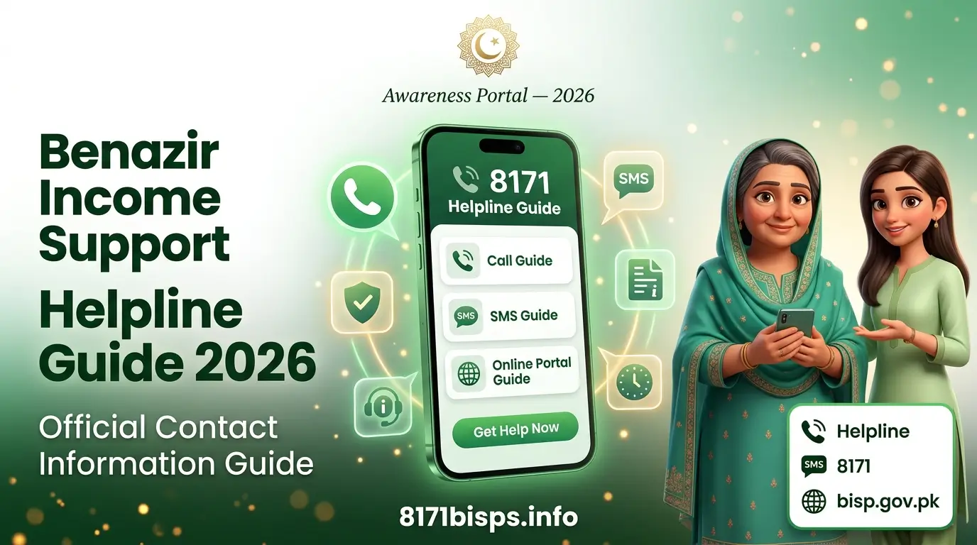 Benazir Income Support Programme Helpline Number 2026 – Official BISP Contact Info