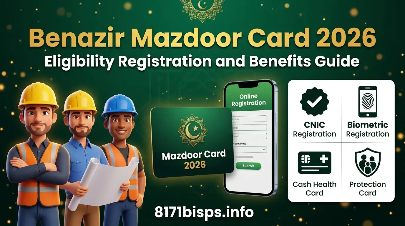 Benazir Mazdoor Card 2026 – Eligibility, Registration & Benefits