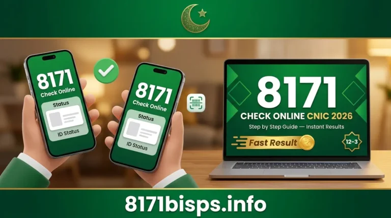 8171 Check Online CNIC