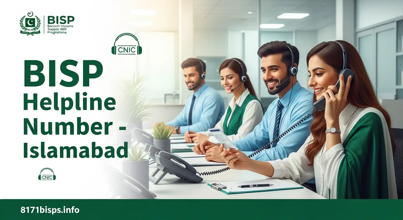 BISP Helpline Number Islamabad