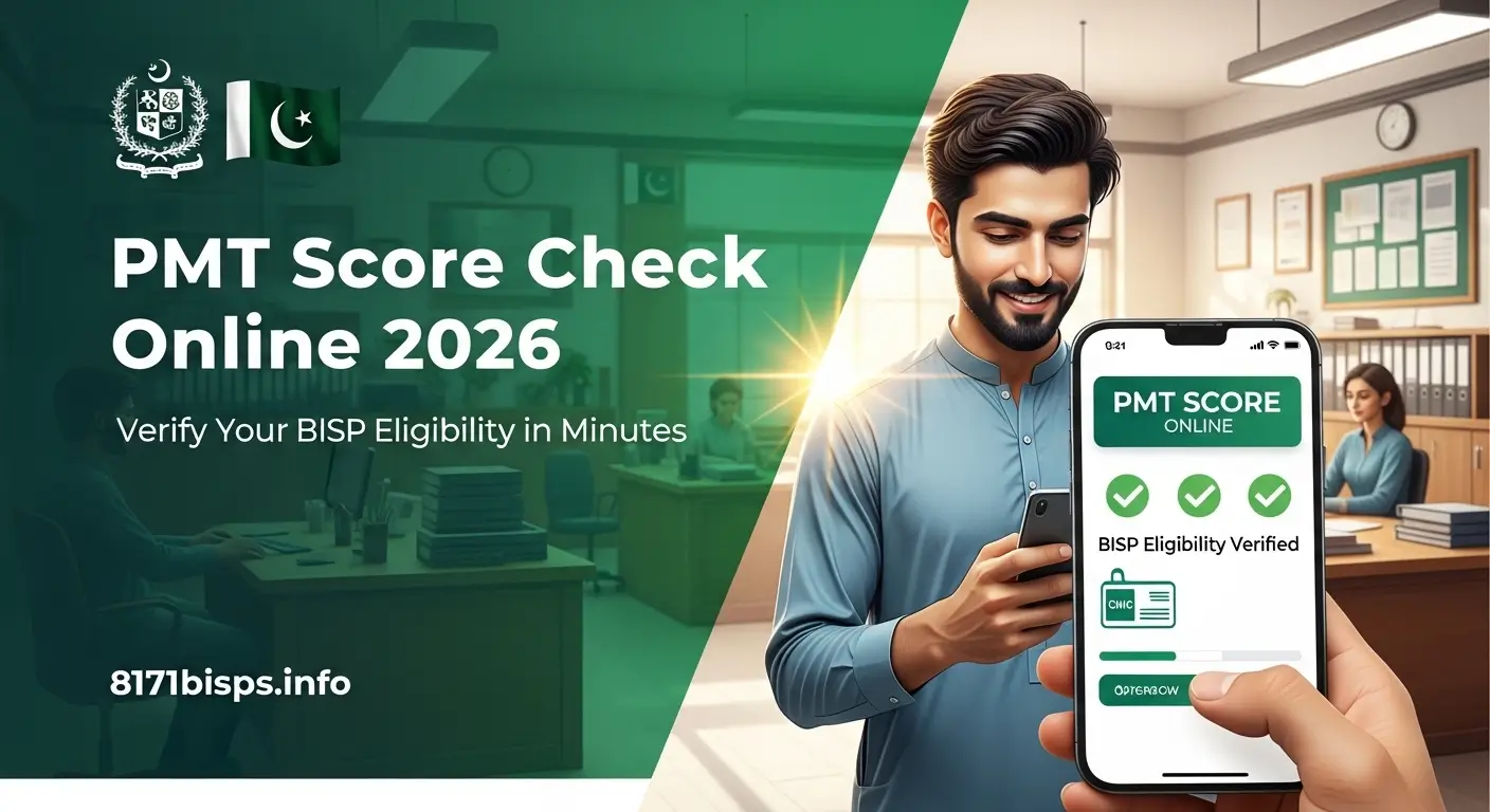 PMT Score Check Online 2026 – Verify Your BISP Eligibility in Minutes