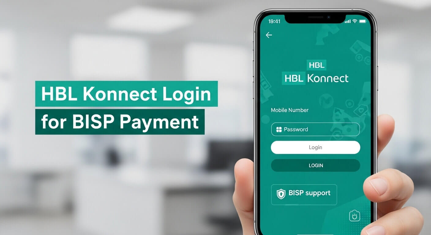 HBL Konnect Login for BISP Payment