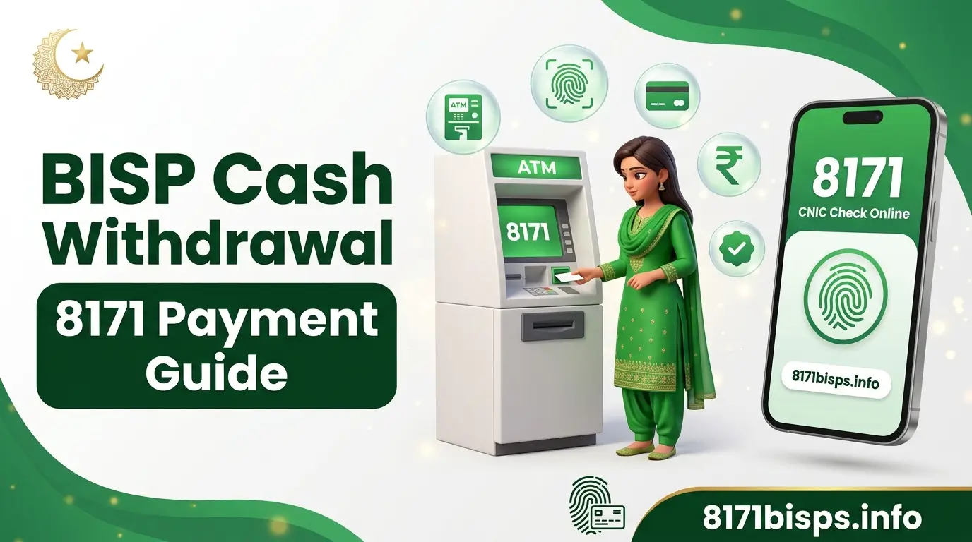 BISP Cash Withdrawal – Complete Guide for 8171 Payments & Eligibility