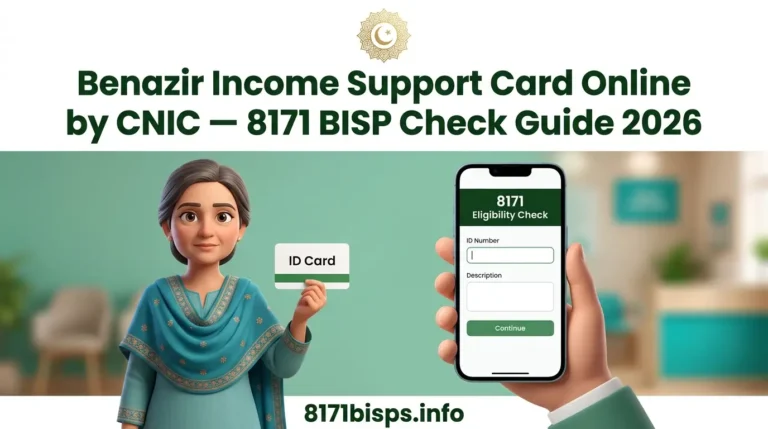 Benazir Income Support Card Check 