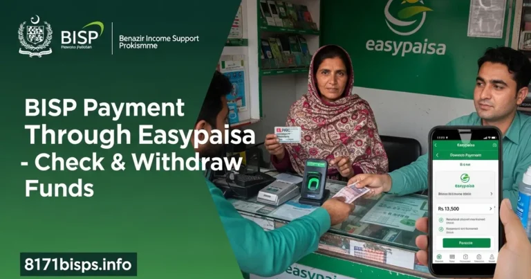 BISP Payment Through Easypaisa – How to Check & Withdraw Funds
