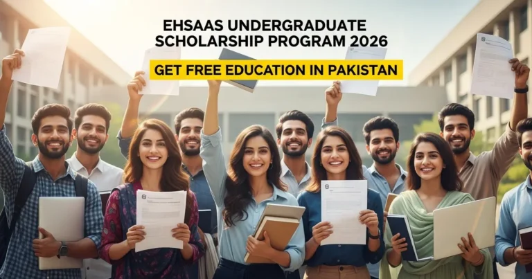 Ehsaas Undergraduate Scholarship Program 2026 – Get Free Education in Pakistan
