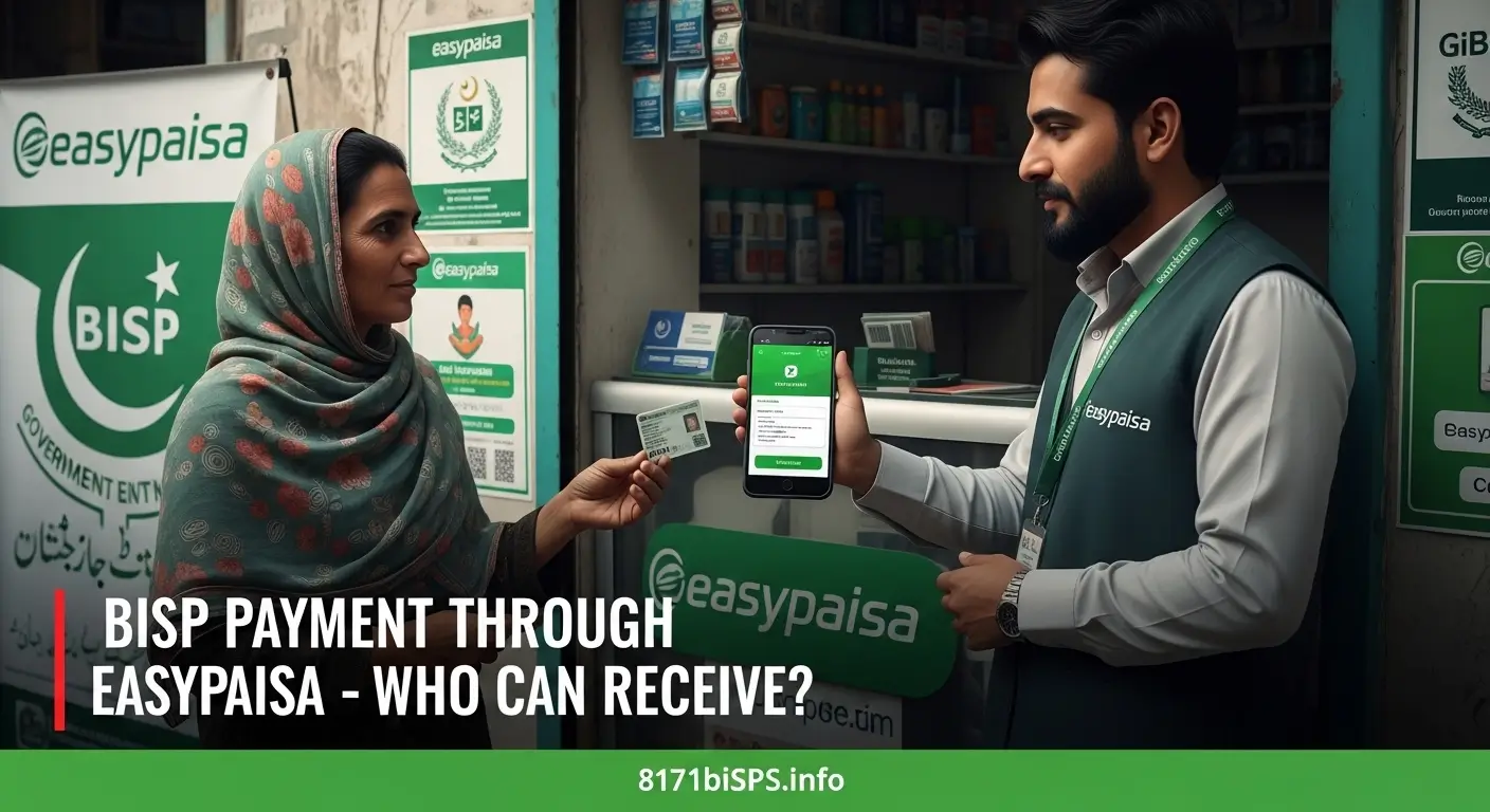 Who Can Receive BISP Payment Through Easypaisa? 