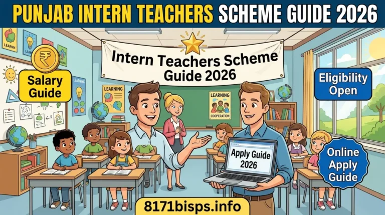 Punjab Intern Teachers Scheme 2026 – Apply Online, Eligibility, Salary & Complete Guide