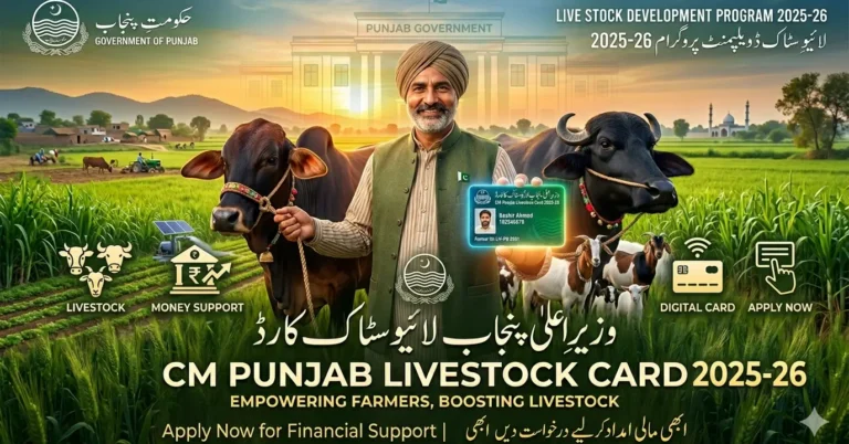CM Punjab Livestock Card 2025-26