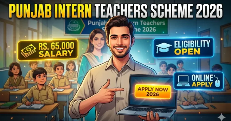 Punjab Intern Teachers Scheme 2026 – Apply Online, Eligibility, Salary & Complete Guide