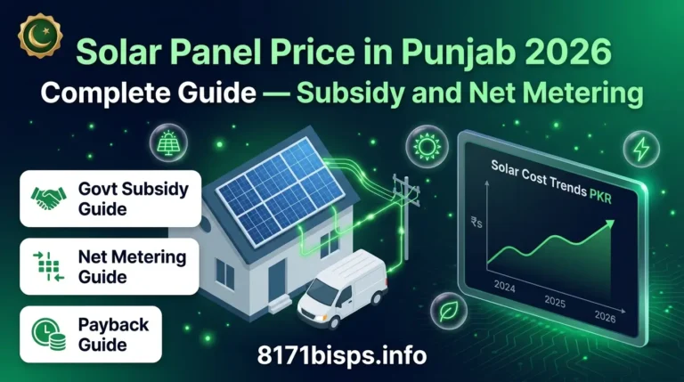 Solar Panel Price in Punjab 2026 - Complete Guide with Subsidy & Net Metering