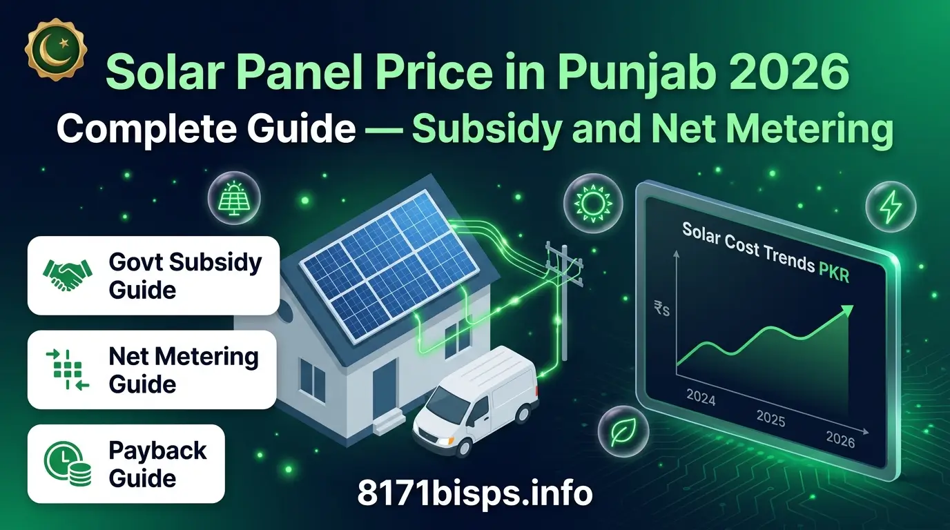 Solar Panel Price in Punjab 2026 - Complete Guide with Subsidy & Net Metering